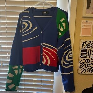 Colorful Cardigan Fun Design